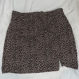 cheetah print skirt